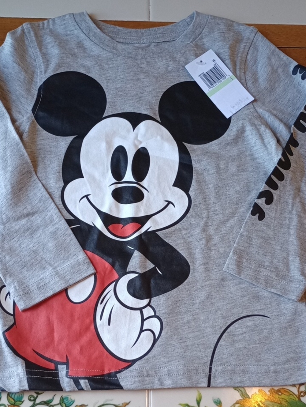 Mickey Mouse 🐭 Classic Character Long Sleeve Shirt